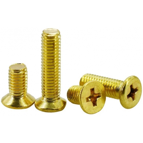 Tornillo Dorado M3 Din965