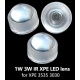 Reflector con Lente de 3º 21.78x17.60mm Led XPC, XPE, XPG, 3535