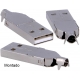 Conector USB Macho para cable 4 pin