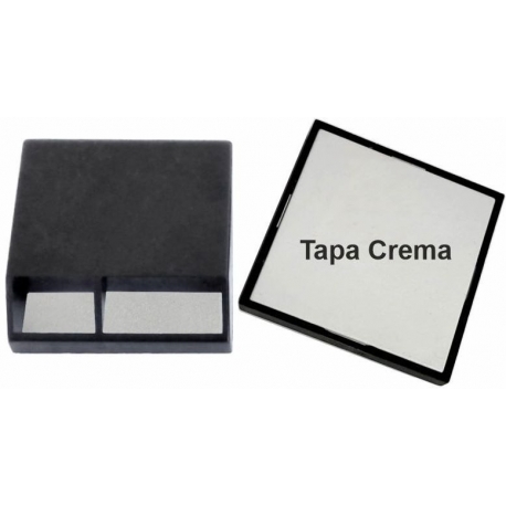 Caja para montaje de ABS de 46x46x13mm Crema