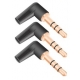 Conectores Jack Machos 3.5mm, Stereo, 14mm, Acodado 4 pin