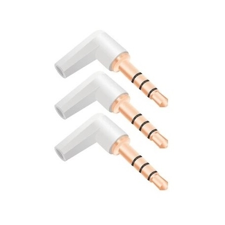 Conectores Jack Machos 3.5mm, Stereo, 14mm, Acodado 4 pin