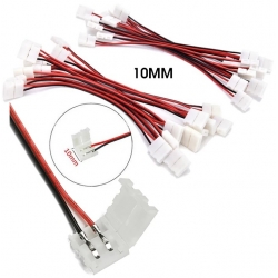Conector 10mm 2pin Doble