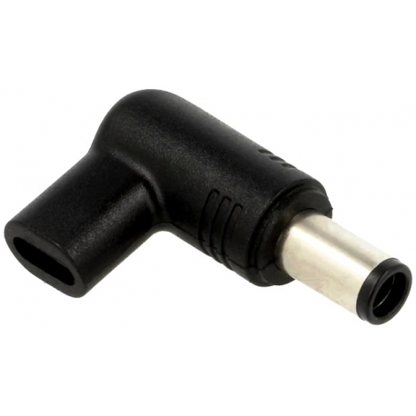 Adaptador Jack macho 7.4x5mm a USB-C