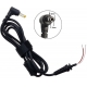 Conector Jack Acodado 5.5x3mm con Cable y pasacable