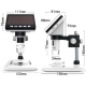 Microscopio con pantalla 4.3"