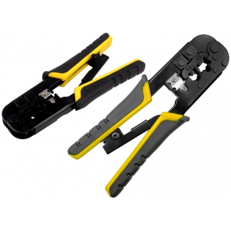 Alicates de Crimpado de Conectores Crimp R11, RJ12, J45