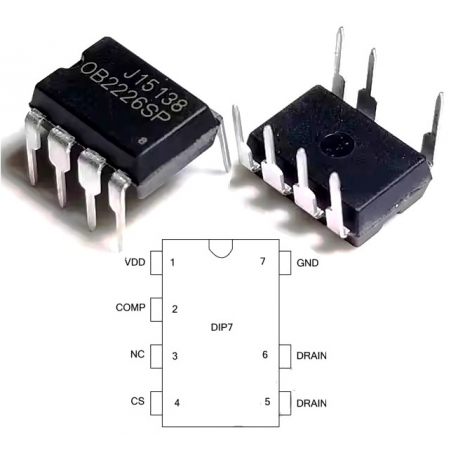 OB2226SP DIP, 7 pin