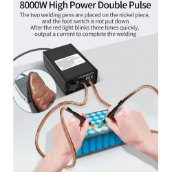 Estación compacta de soldadura de punto Portatil 8000w