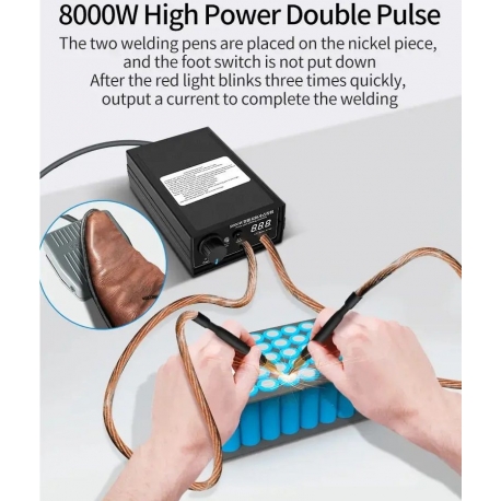 Estación compacta de soldadura de punto Portatil 8000w