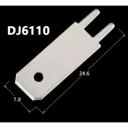 Faston Macho 7.8x24.60mm Rectos Pcb