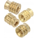 Insertos Roscados Latón Trumpet para Plástico y MDF