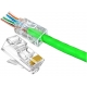 Conectores RJ45 Cat6 Plastico
