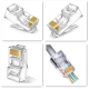 Conectores RJ45 Cat6 Plastico