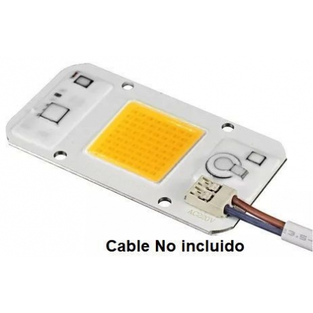 Led 50w COB 220v Chip On Board con Bornas