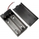 Portapilas y Baterías 2x18650 con Caja, interruptor