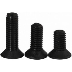 Tornillería M6 en color Negro Din965