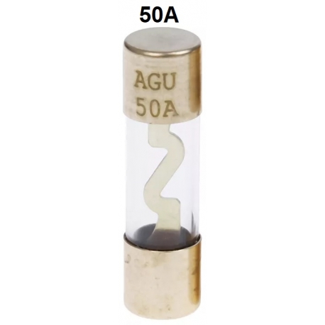 Fusibles 10x38mm de Cristal 50A