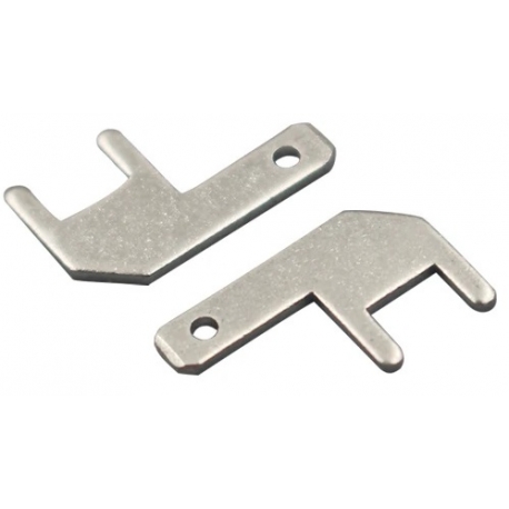 Conectores Terminales Faston Acodados 2.8mm Corto