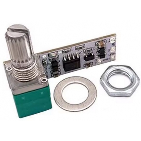 Regulador Dimmer PWM de Led y Motores 6-24v 120w Mini