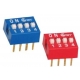 Switch Mini Dip circuito impreso 4 circuitos