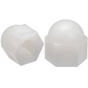 Tuerca Tapón de Nylon Blanco M4, M5, M6, M8