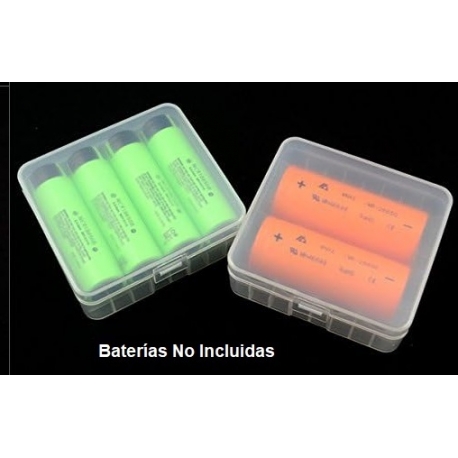 Caja Protección de 2 Batería 26650 o 25500
