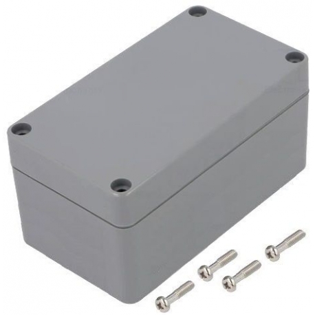 Caja para electronica, 65mm x 115mm x 55mm. IP68 Estanca
