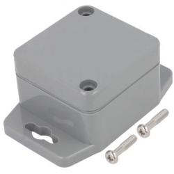 Caja para electronica, 50x52x35mm. Aleta IP68 Estanca