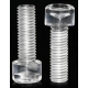 Tornillos Allen Transparentes, PVC M3
