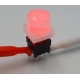 Pulsadores Tact Switch 10x10mm con Led Rojo
