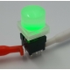 Pulsadores Tact Switch 10x10mm con Led Verde