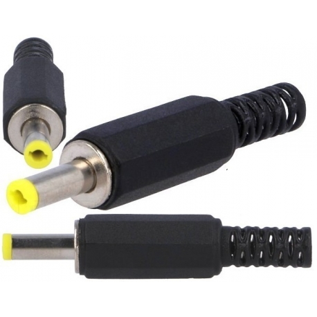 Conector Jack macho de alimentación 4.8-1.7x9mm