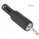 Conector Jack macho de alimentación 2.5-0.7x9mm