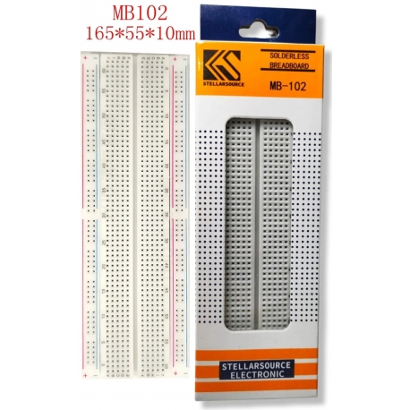Placas Board para prototipos 165x55x9 mm 830 puntos