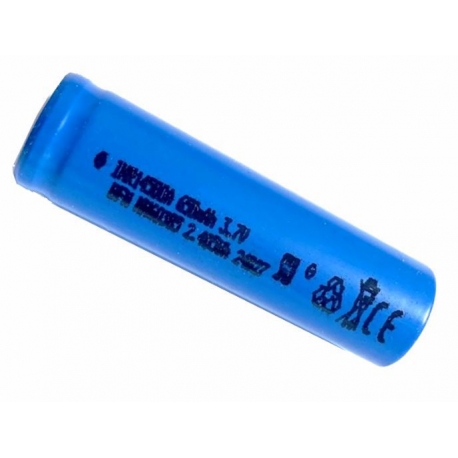 Batería de Litio Recargable 3.7v 650mA 14500