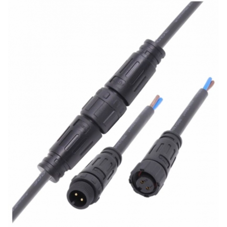 Juego Conector IP65 M12, 15mm 2pin
