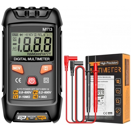 Multímetro LCD Digital Multifunción M113