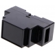 Caja Carril Din 2 huecos 88x37x58.7mm