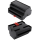 Caja para Carril Din 6 módulos 107x87x59mm