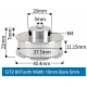 Poleas Dentadas GT2 60T105