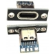 Conector USB C Hembra de panel 4 pin