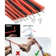Cable Paralelo Bicolor de Silicona Ultra Flexible, Alta corriente y Temperatura en Rollos