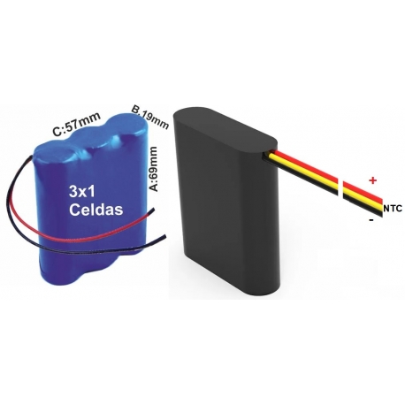 Packs 3S1P Linea NTC