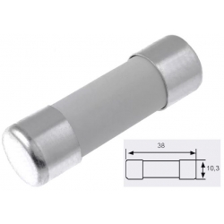 Fusibles 10x38mm de Cristal Ultra Rápidos