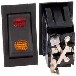 Conmutador Rocker Basculante 2 posiciones 13220 con Led
