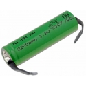 Batería NI-MH Recargable AA 1.2v. 2.200mA JJ