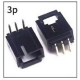 Conectores MX2.54 TJC8 3pin acodado