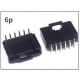 Conectores MX2.54 TJC8 6pin acodado