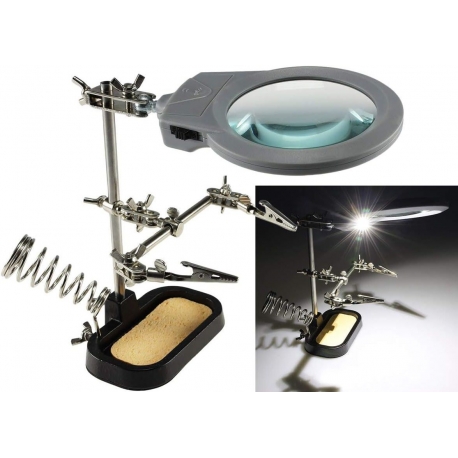 Util Soporte Soldador Lupa